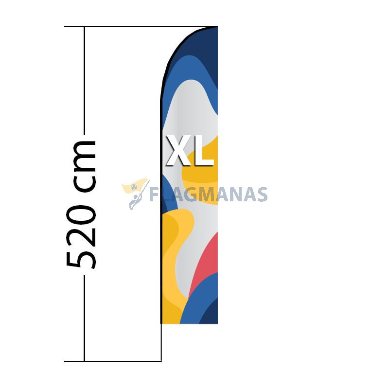 Reklaminė vėliava Straight XL