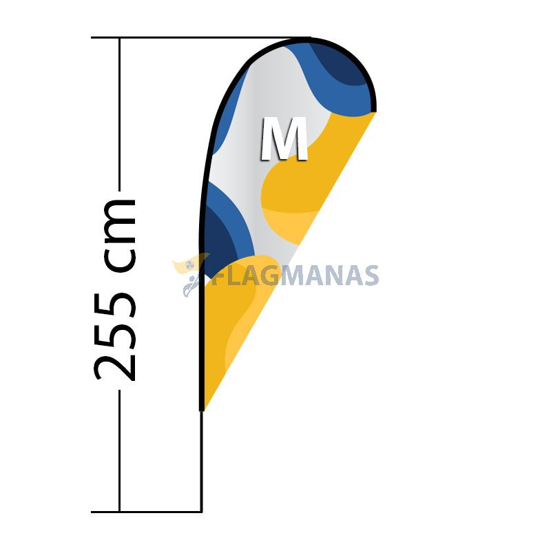 Reklaminė vėliava Drop M
