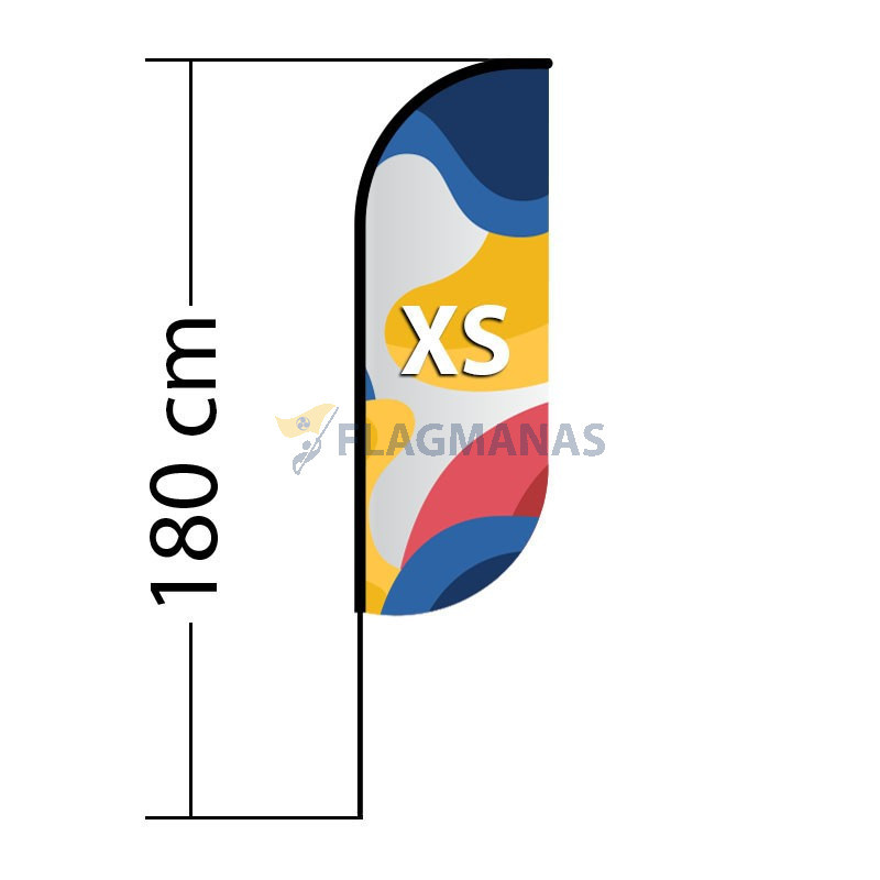 Reklaminė vėliava Convex XS