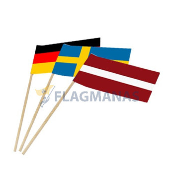 Šalių popierinės vėliavėlės