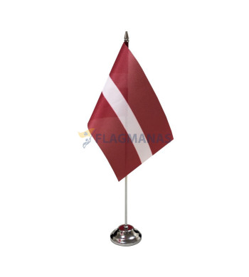 Latvijos stalinė vėliavėlė, 12 x 20 cm