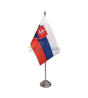 Slovakijos stalinė vėliavėlė, 12 x 20 cm