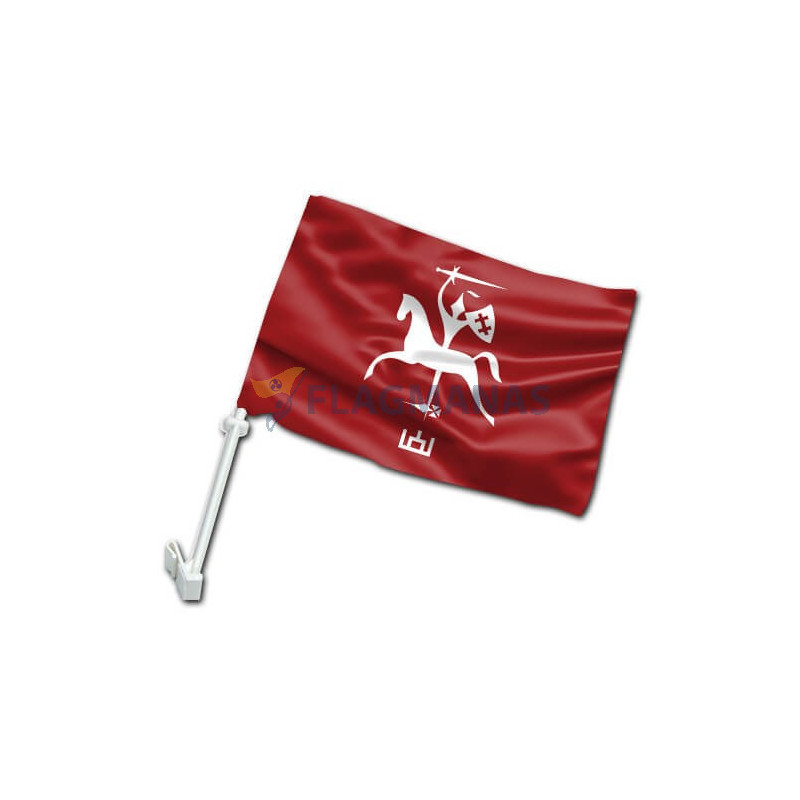 Senojo Vyčio automobilinė vėliavėlė su koteliu