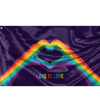 LGBT Love is Love vėliava