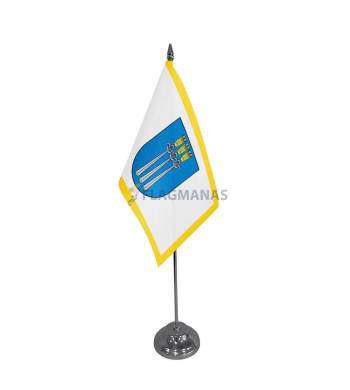 Druskininkų miesto stalinė vėliavėlė, 12 x 20 cm