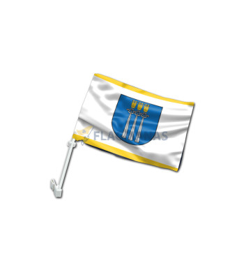 Druskininkų miesto automobilinė vėliavėlė su koteliu