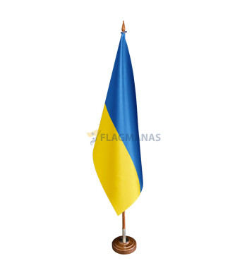 Prabangi Ukrainos vėliava, standaus audinio