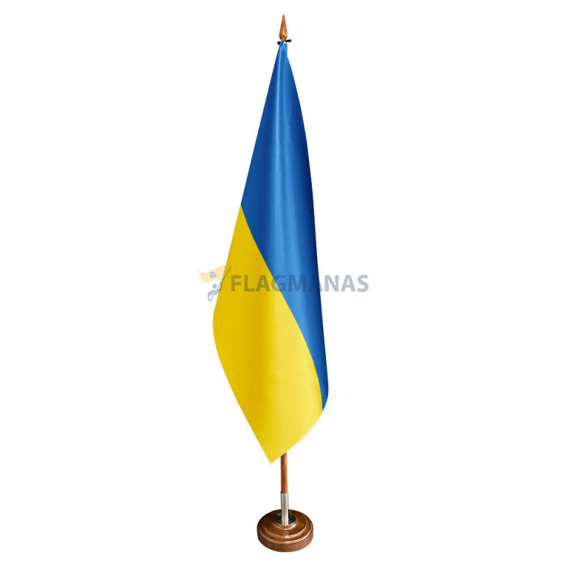 Prabangi Ukrainos vėliava, standaus audinio