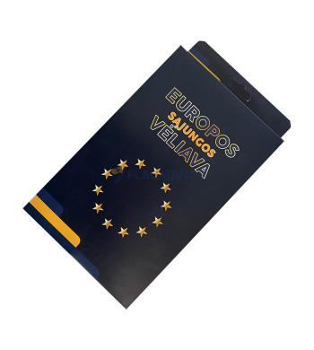Europos Sąjungos vėliava su dėžute