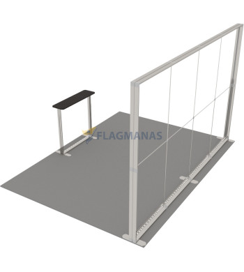 Parodų sistema GO, 12m² (4x3)