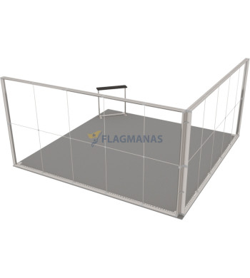 Parodų sistema GO Corner, 25m² (5x5)