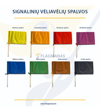 Spalvotos signalinės vėliavėlės