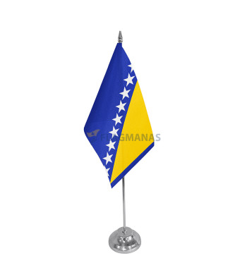 Bosnijos ir Hercegovinos stalinė vėliavėlė, 12 x 20 cm