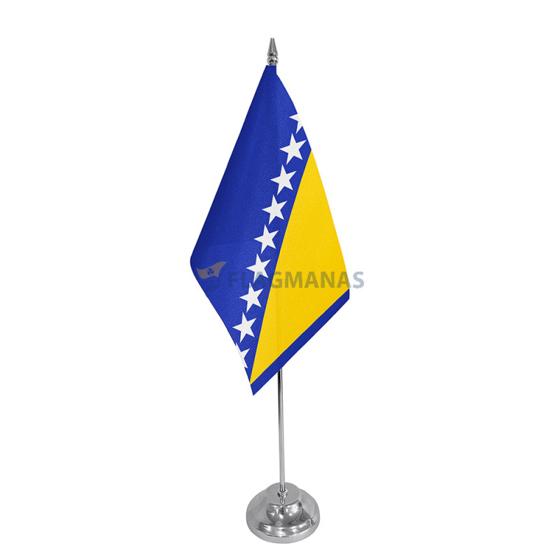 Bosnijos ir Hercegovinos stalinė vėliavėlė, 12 x 20 cm