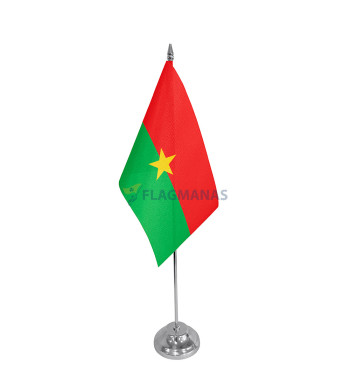 Burkina Faso stalinė vėliavėlė, 12 x 20 cm