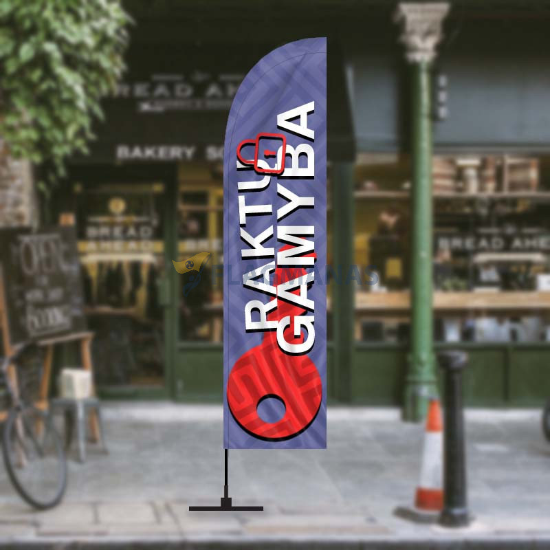 Reklaminė vėliava su dizainu „Raktų Gamyba“