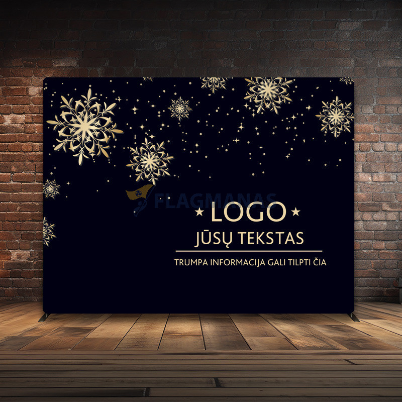 Tekstilinė sienelė su dizainu „Kalėdinė tematika“