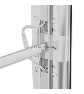 Mobili šviesdėžė Flagman Pro Black, 200 x 250 cm