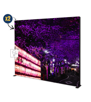 Mobili šviesdėžė Flagman Pro Black, 285 x 250 cm