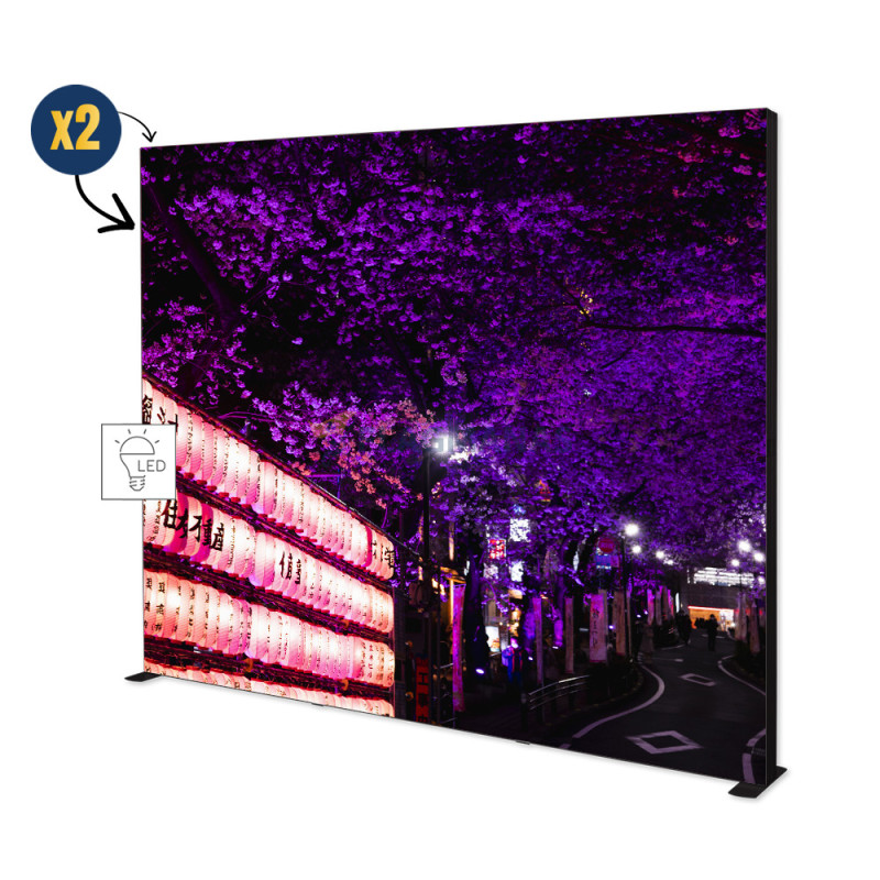 Mobili šviesdėžė Flagman Pro Black, 300 x 250 cm