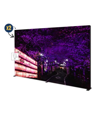 Mobili šviesdėžė Flagman Pro Black, 400 x 250 cm