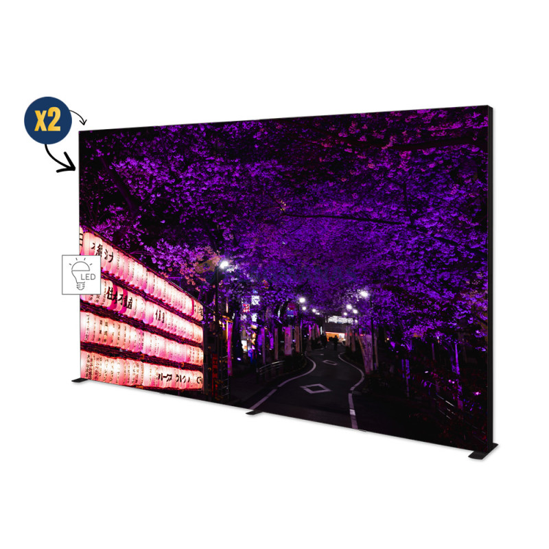 Mobili šviesdėžė Flagman Pro Black, 400 x 250 cm