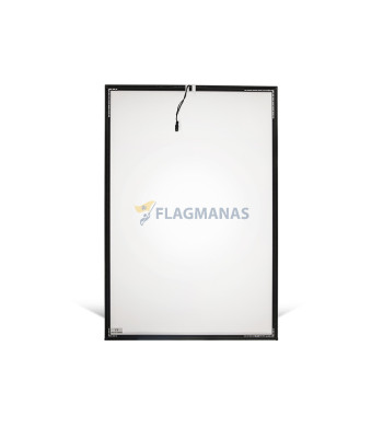 Šviečiantis rėmelis Flagman Light, A1, juodas