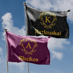 Personalizuotos vėliavos ir gairelės